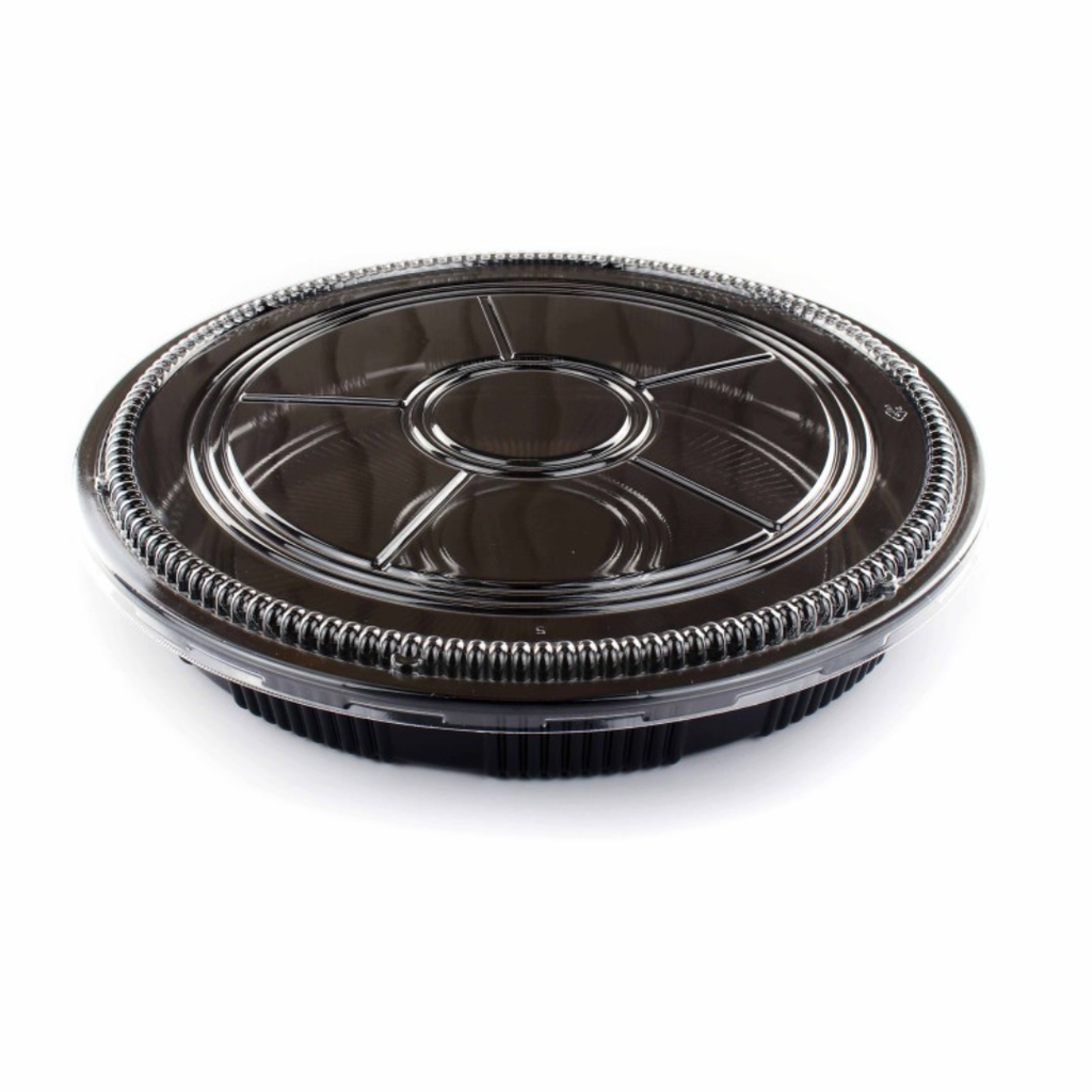 HP-65 Party Sushi Box (Black) | HP-65 寿司圆形外卖盒(黑色) / 个