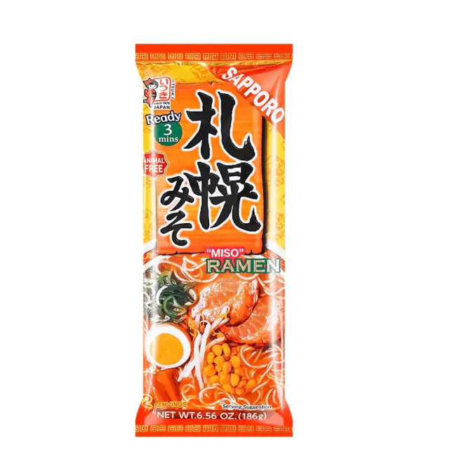 JP Itsuki Sapporo Miso Ramen 186g | 日本 札幌 味增汤面 186g