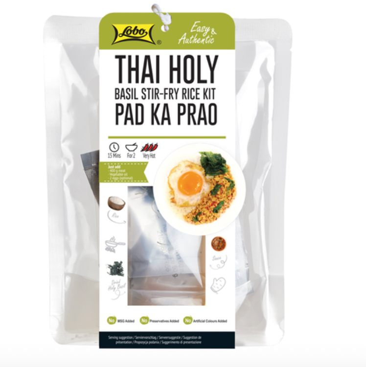 LOBO Meal Kit Pad Kra Pao Rice 322g | LOBO 泰式打抛饭料理包 322g