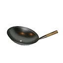 LT 14" Deep Iron Wok with Single Handle | 14 寸 单柄深锅