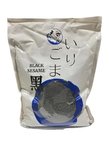 Kmi Roasted black sesame 1kg | 禾味 烘焙熟黑芝麻 1kg