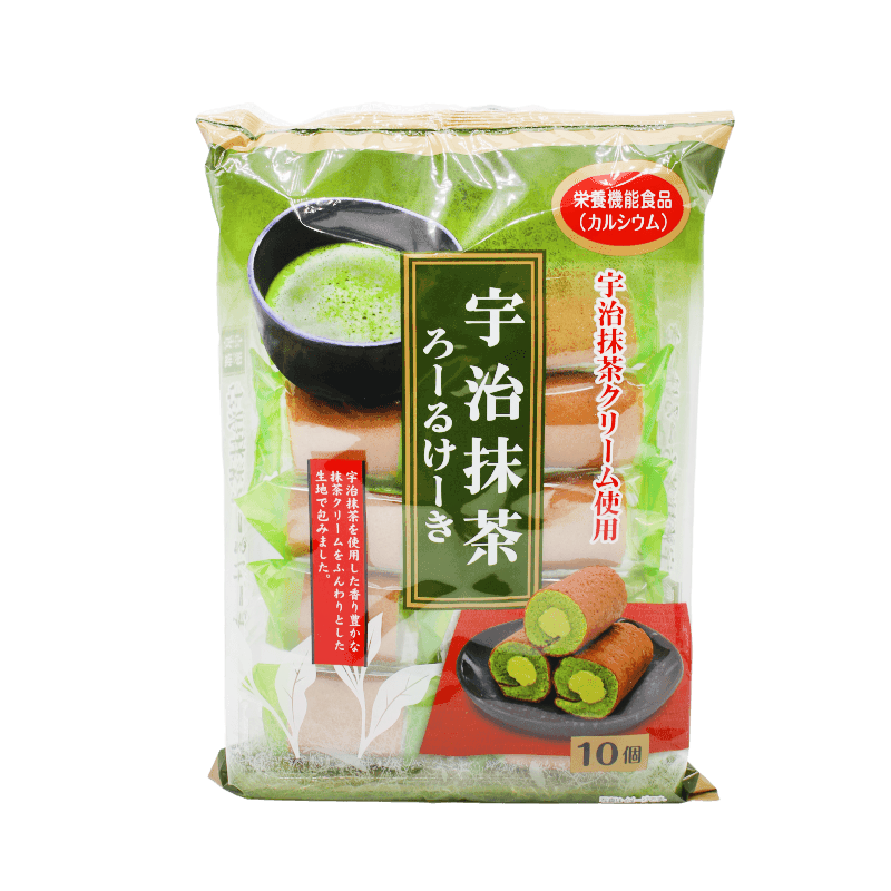 山内 蛋糕卷 宇治抹茶味 140g | YAMAUCHI Uji Matcha Sponge Roll 140g