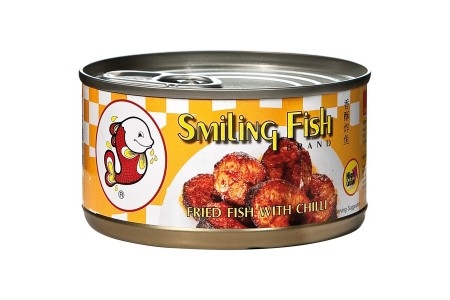 SMILING FISH 油煎鲭鱼 辣 90g | SMILING FISH Fried Mackerel with Chilli 90g