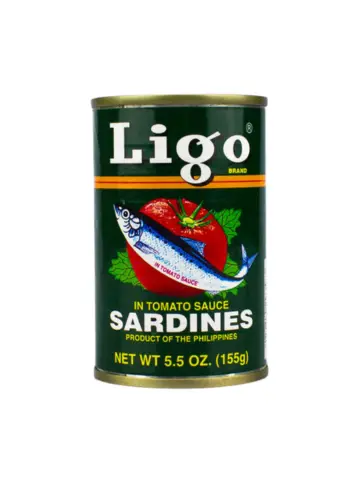 LIGO Sardines In Tomato Sauce 155g | LIGO 沙丁鱼罐头 番茄 155g