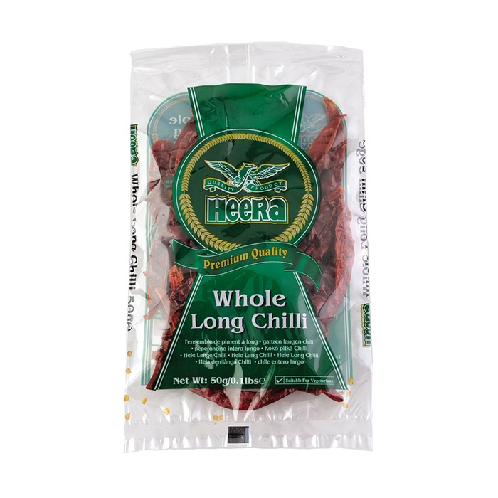 HEERA 干辣椒 整 50g | HEERA Chilli Whole Long 50g