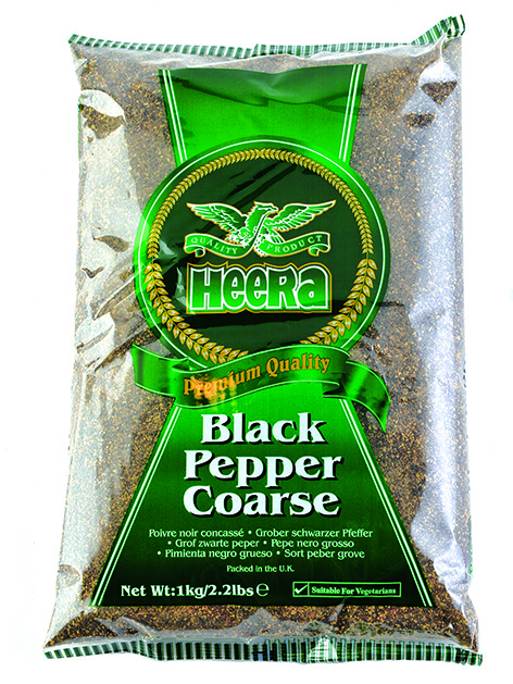HEERA Black Pepper Coarse 1kg | Heera 黑胡椒碎 1kg