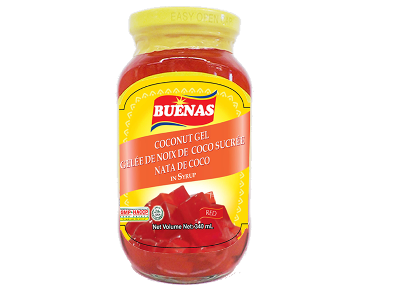 BUENAS 椰冻 红 340g | BUENAS Coconut Gel Red 340g