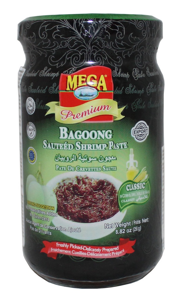 Mega Bagoong Spicy Sauteed Shrimp Paste 250g | Mega Newang 辣炒虾酱 250g