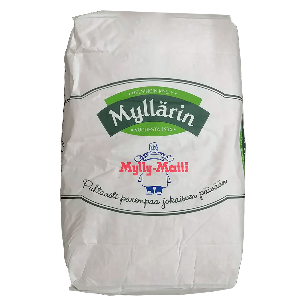 HELSINGIN MYLLY 1020 Leipuri Puolikarkea Vehnäjauho Wheat Flour 20Kg |  1020 HELSINGIN MYLLY 面粉 20kg
