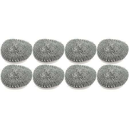钢丝球80g*10个 (10个/unit) | Steel Sponge Scourer 80g*10 (10 sponges / unit)