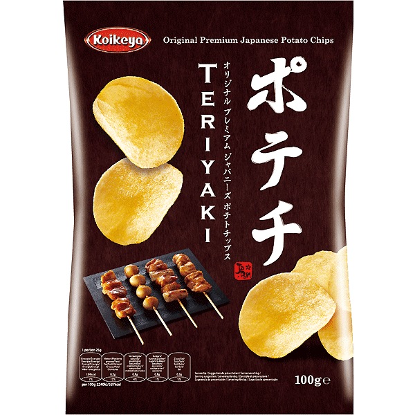 Koikeya 照烧味薯片 100g |  KOIKEYA Potato Chip Teriyaki 100g/PKT