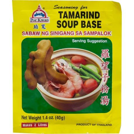 Por Kwan Tamarind Soup Base 40g |  珀宽 罗望子粉汤 40g