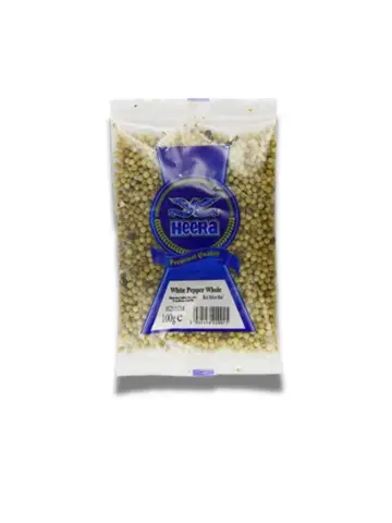 HEERA 白胡椒粒 100g | HEERA Whole White Peppercorns 100g