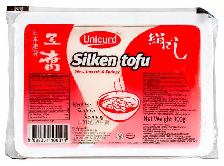 Unicurd T01 红白盒装绢豆腐 300g 