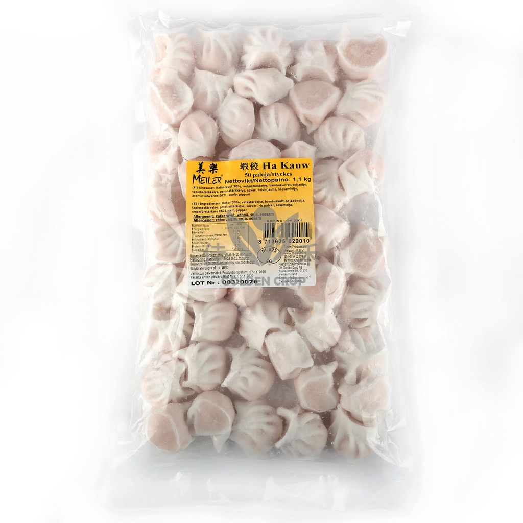 美乐牌 虾饺(散裝) 50pcs*22g 1.1kg | Meile Loose Ha Kauw 1.1kg