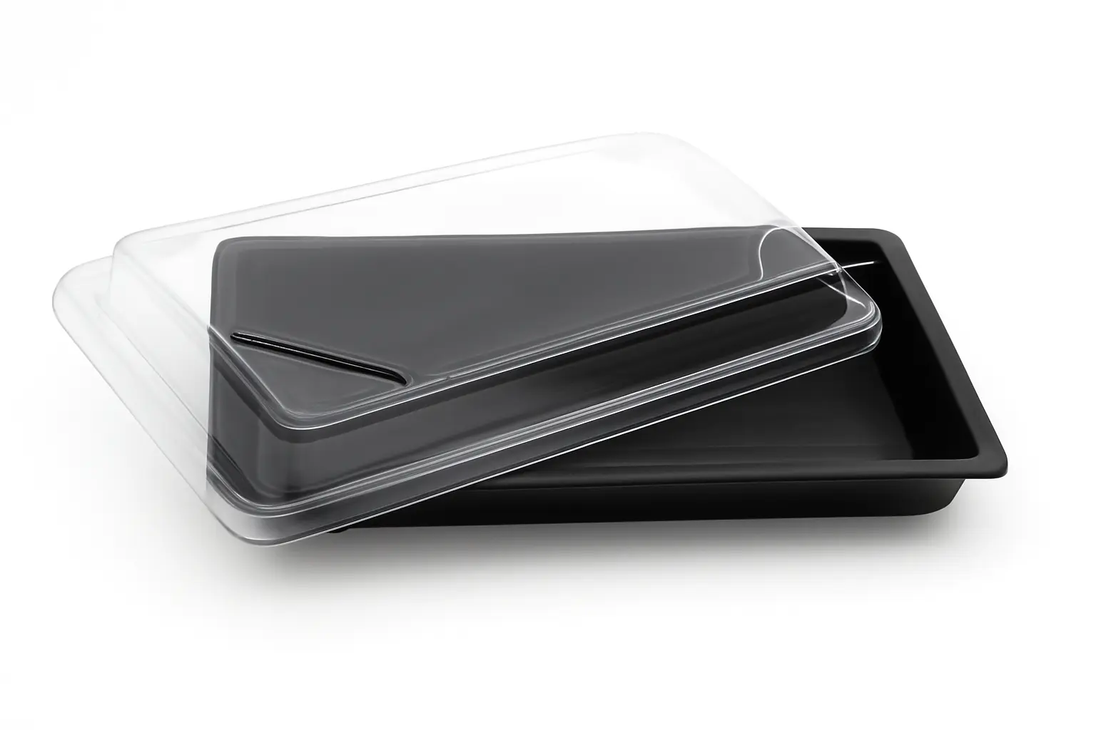 HP-01 Black Sushi Box 50sets*12 | HP-01 寿司外卖盒 黑底 600套/箱