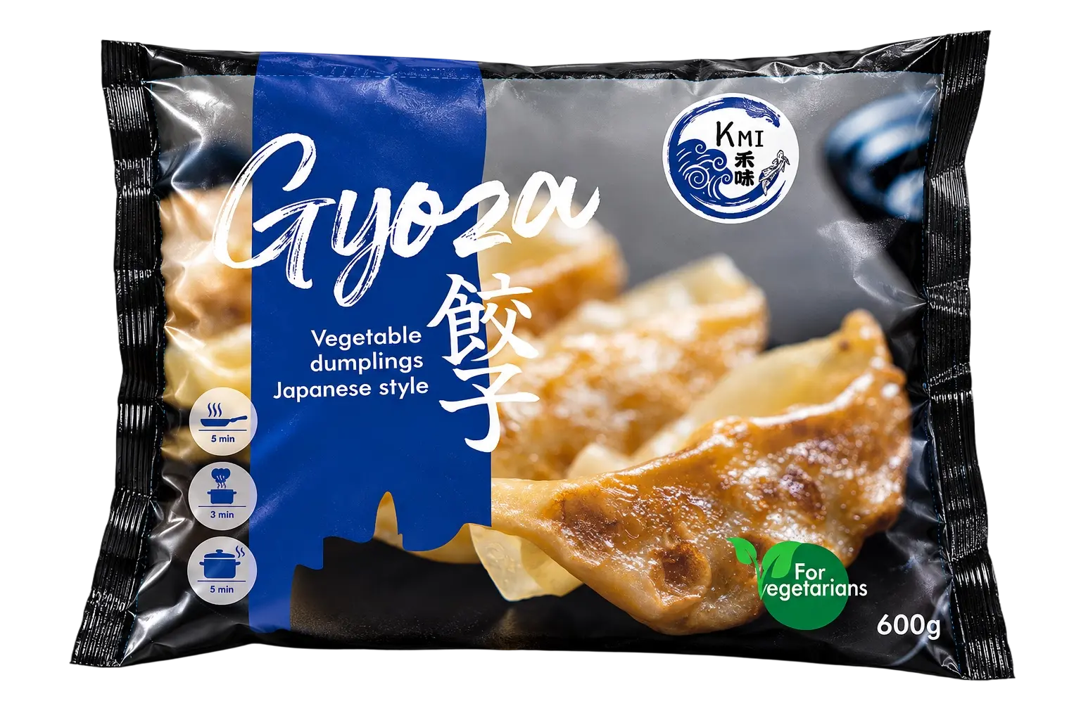 KMI VEGETABLE Dumplings 600g | 禾味日式素煎饺 600g
