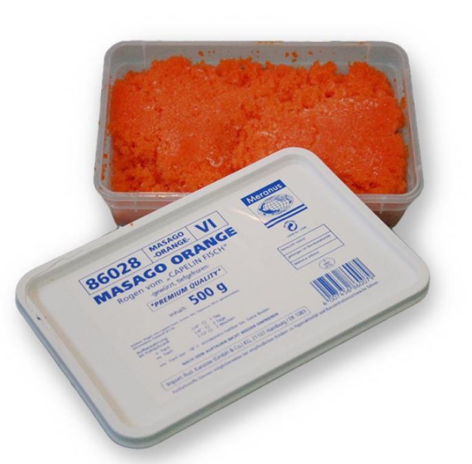 MSC Masago Orange 500g | 多春鱼子 (橙) MSC 500g