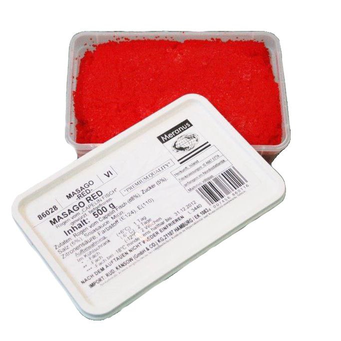 MSC Punainen masago 500g | 多春鱼子 (红) MSC 500g