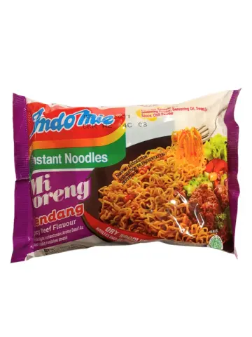 IndoMie Mi Goreng Rendang Spicy Beef 80g | Indomie 仁当炒面 辣牛肉味 80g