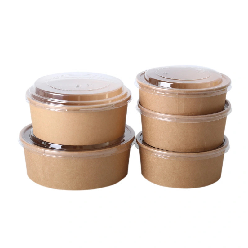 750ml 纸质 沙拉外卖碗 (透明盖) 300套/箱 750ml--150mm | Paper Salad Bowl (transparent lid) 300sets/CTN 