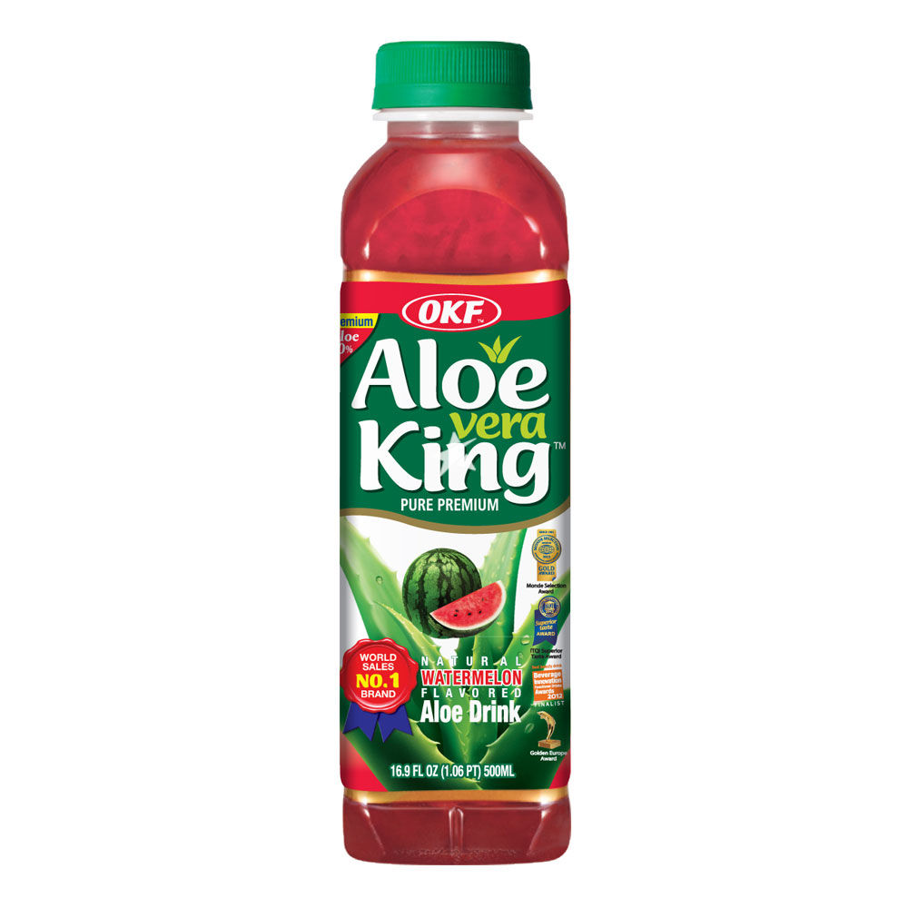 OKF Aloe Vera -juoma, vesimelonin maku 500ml | 西瓜味饮料 500ml