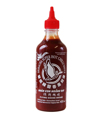  FLYING GOOSE Sriracha Super Hot Chilli Sauce 455ml | 飞鹅牌 是拉差辣椒酱 超辣 455ml