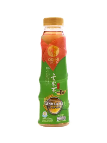 OISHI 玄米茶 无糖版 400ml | OISHI Green Tea Drink Genmaicha Sugar Free 400ml