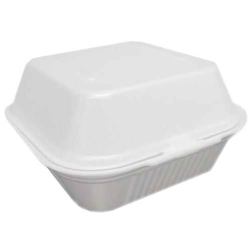 Foam Hampurilaisrasia (MINI) 14.5 X 15.4 X 7.8 cm 125 kpl | 泡沫汉堡盒（迷你）14.5 x 13.3 x 7.5 cm 125 pcs