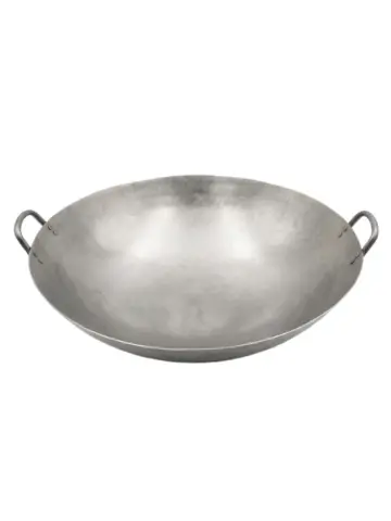 LT Wok 20"  Deep Base 2 Ears Wok