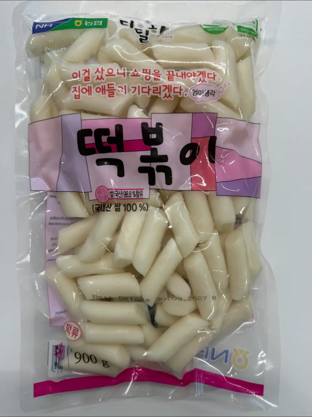 KR riisikakkuviipaleet 韩国年糕条 900g