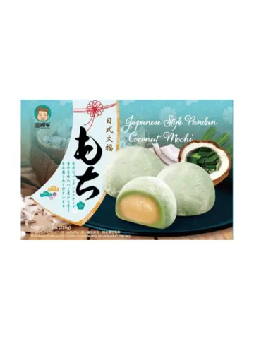 SSP Mochi Coconut Pandan Flav. 210g | 四婶婆 日式麻薯 椰香斑斓味 210g