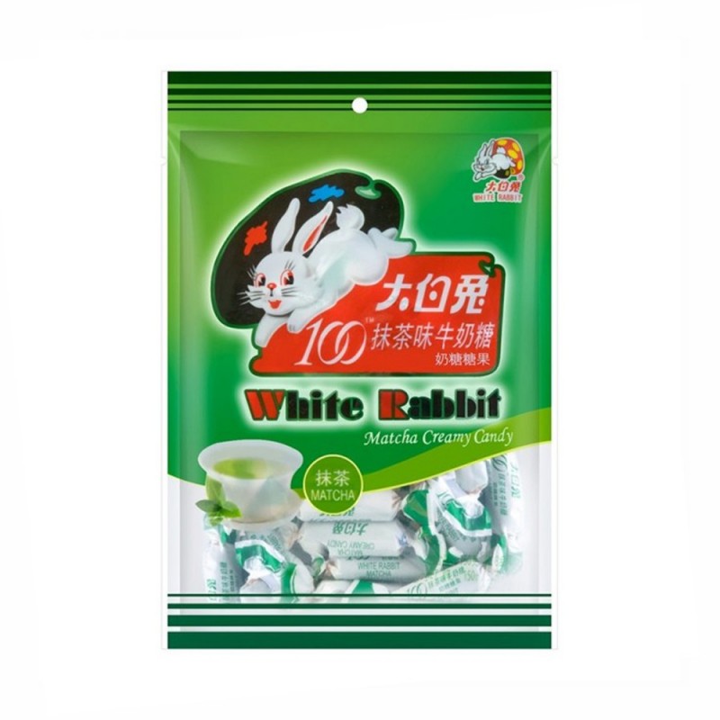 大白兔 抹茶奶糖 150g | White Rabbit Creamy Candy-Matcha Flavor 150g
