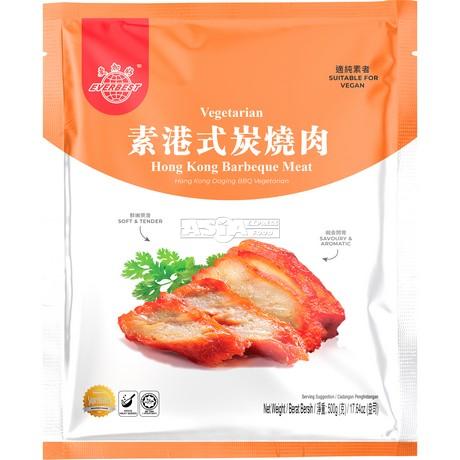 EVERBEST 素港式叉烧肉 500g | EVERBEST Vegetarian Meat Hong Kong Barbecue Flavor 500g