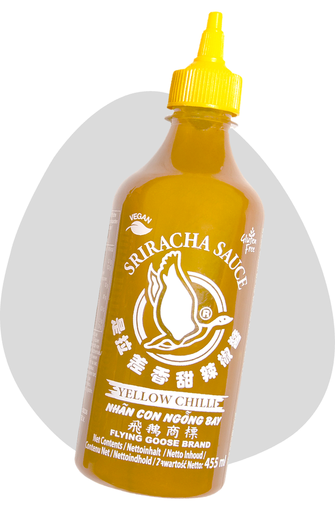 Sriracha keltainen chilikastike 455ml |飞鹅牌 Sriracha 黄辣椒香甜辣椒酱 455ml