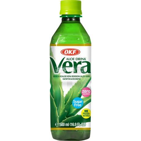 OKF Aloe Vera -juoma, alkuperäinen maku, sokeriton 500ml | 芦荟饮料 无糖版 500ml
