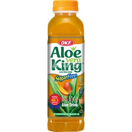 KF Aloe Vera -juoma, mangon maku, sokeriton 500ml | 芦荟饮料芒果味 无糖版 500ml