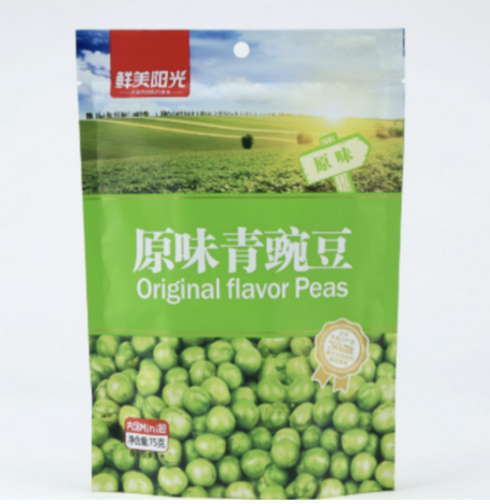 鲜美阳光 青豌豆 原味 75g | XMYG Green Peas Original Flavour 75g