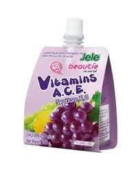 JELE BEAUTIE 果冻饮 葡萄味 140g | JELE BEAUTIE Jelly Drink Grape Vitamins Flavor 140g