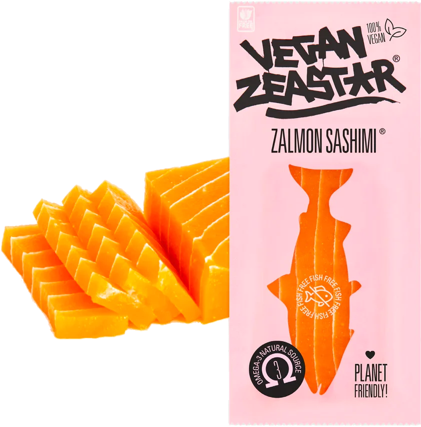 VEGAN ZEASTAR Zalmon Sashimi 310g | 冰冻 素食 三文鱼刺身 310g