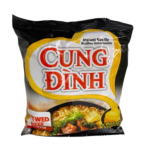 Cung Dinh Inst. Noodles - Stewed Sparerib 5 Fruits Flavour 79g | Cung Dinh 方便面 排骨炖水果味 79g