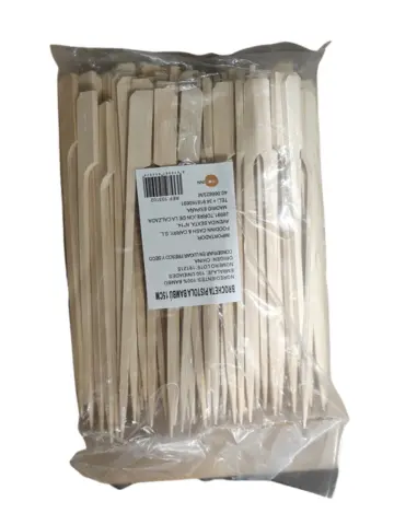 带把 竹签 100支 | Pointed Bamboo Stick 18cm*100Pcs 