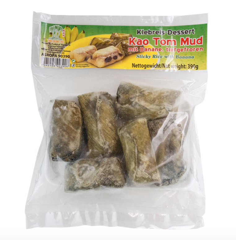 TCT Banaani-mustapapuriisikakku 390g | 香蕉黑豆糯米粿 390g