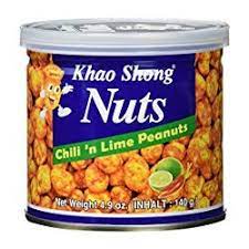Khao Shong Peanuts Chilli-Lime 140g | KS 脆皮花生 青柠辣味 140g