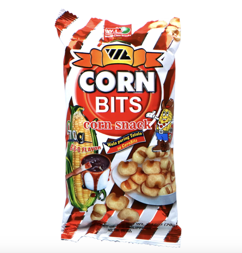 W.L. Corn Bits BBQ Flavor 70g | W.L.  香脆炸玉米 烧烤味 70g