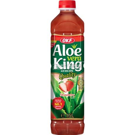 OKF 草莓饮料 1.5L | OKF Aloe Vera Drink Strawberry 1.5L