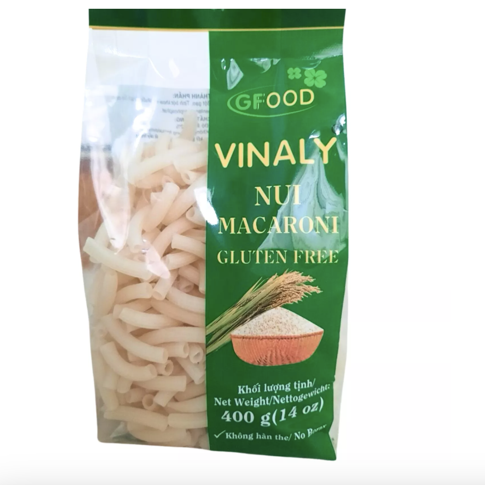 VINALY 大米通心粉 400g | VINALY Rice Pasta Nui Gao Ong Trang 400g