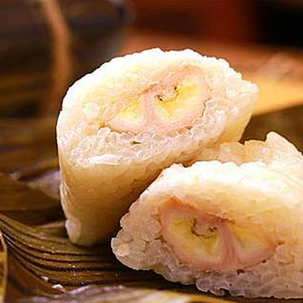 Frozen Banana Cake(chuoi nep nuong) 330g | 香蕉粽 330g