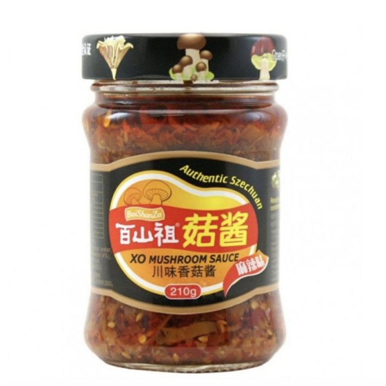 BSZ Sichuan Style XO Mushroom Sauce 210g | 百山祖 四川川味XO香菇酱 210g
