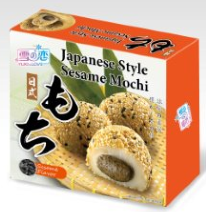 YUKI & LOVE Mochi Sesame Flavor 140g | 雪の恋 和风麻薯大福 芝麻味 140g